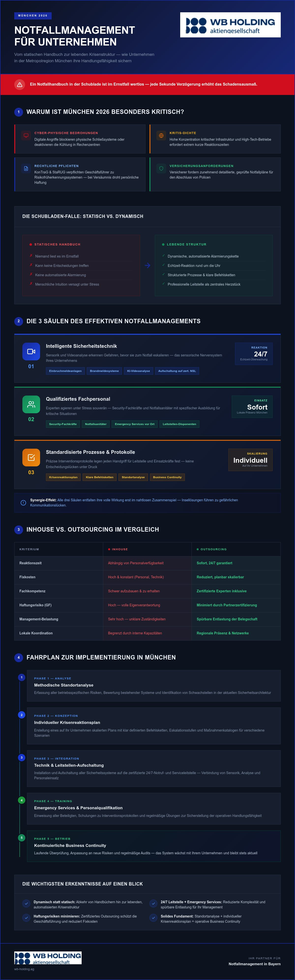 Notfallmanagement für Unternehmen München