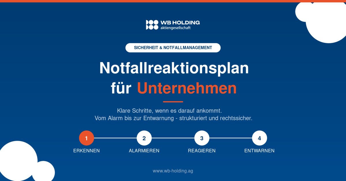 Notfallreaktionsplan für Unternehmen: Strategischer Leitfaden und Struktur für 2026