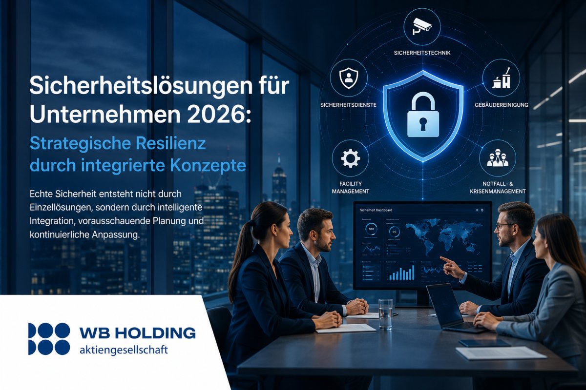 Sicherheitslösungen für Unternehmen 2026: Strategische Resilienz durch integrierte Konzepte