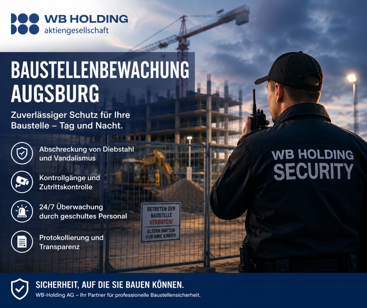 Baustellenbewachung: Sicherer Schutz für Bauherren