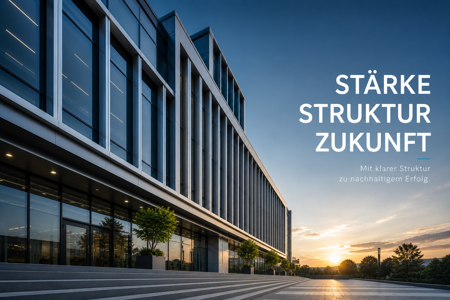 Moderne Architektur für Gebäudereinigung, Sicherheitsdienst und Facility Management